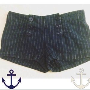Nautical Pinstriped Shorts
