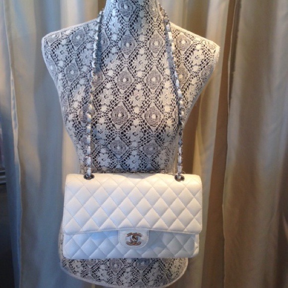 ⛔️SOLD another site Authentic Chanel caviar double