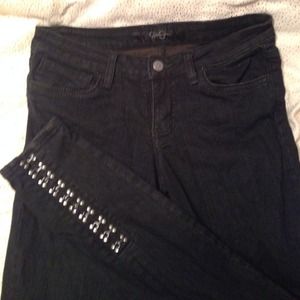 Edgy black Jessica Simpson skinnies!