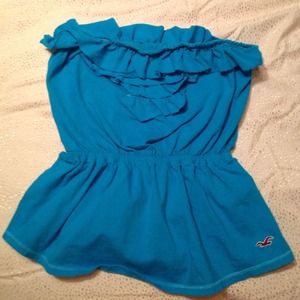 Hollister ruffle halter top!