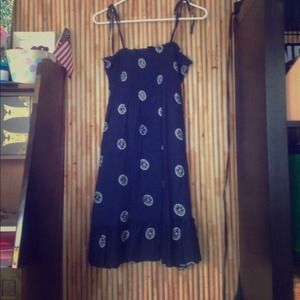 Navy blue dress