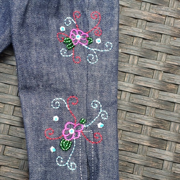 American Girl Doll Embroidered Jeans. NWOT - Picture 3 of 4