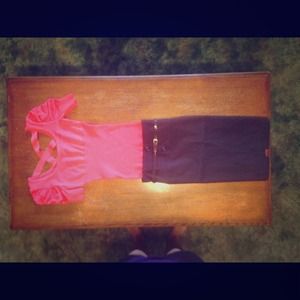 Business casual pencil skirt and cute sweater