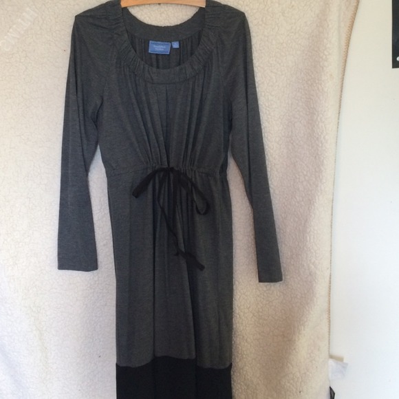 Vera Wang grey and black dress
