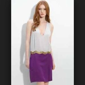 DVF Diane Von Furstenberg Colorblock dress