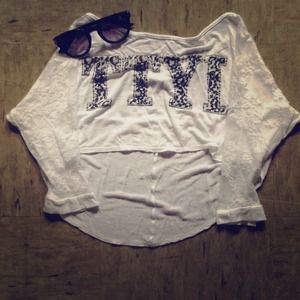 TTYL Hi-Low crop top
