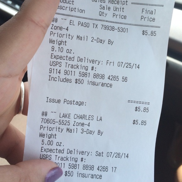 Proof of shipping :)