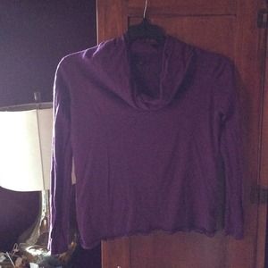 A purple turtle neck size XL