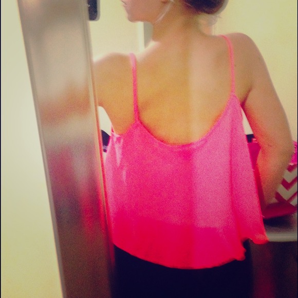 Highwaist Barbie pink tank