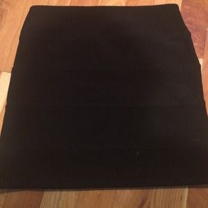 Black pencil skirt