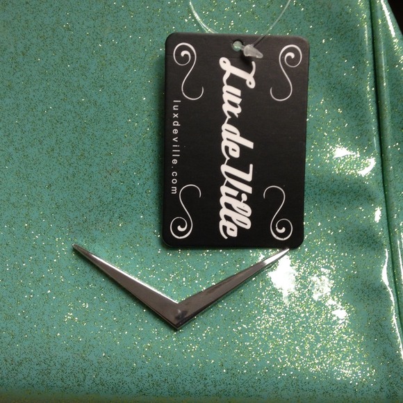 Lux de Ville handbag. Mint green - Picture 2 of 4