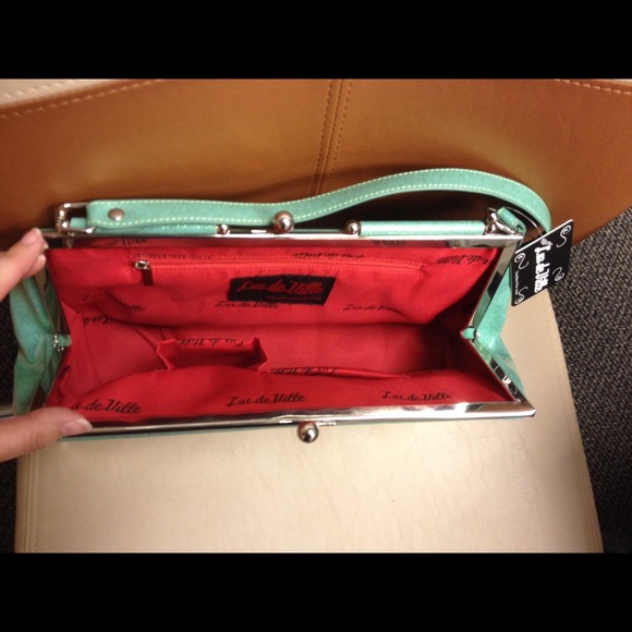 Lux de Ville handbag. Mint green - Picture 4 of 4