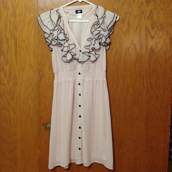 H&M blush pink dress