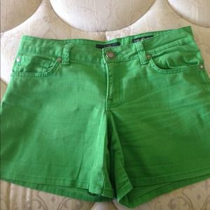 Green shorts