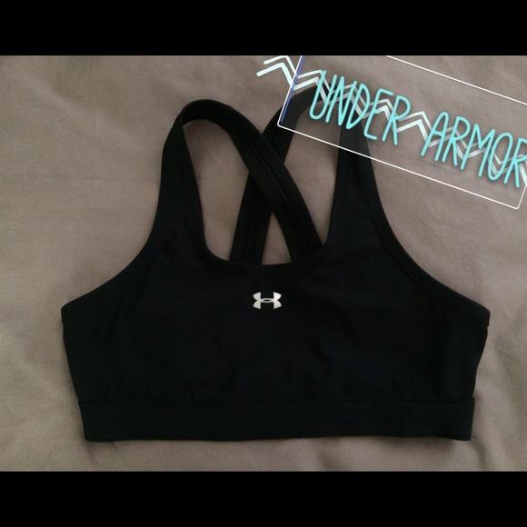 Black Under Armor sports bra