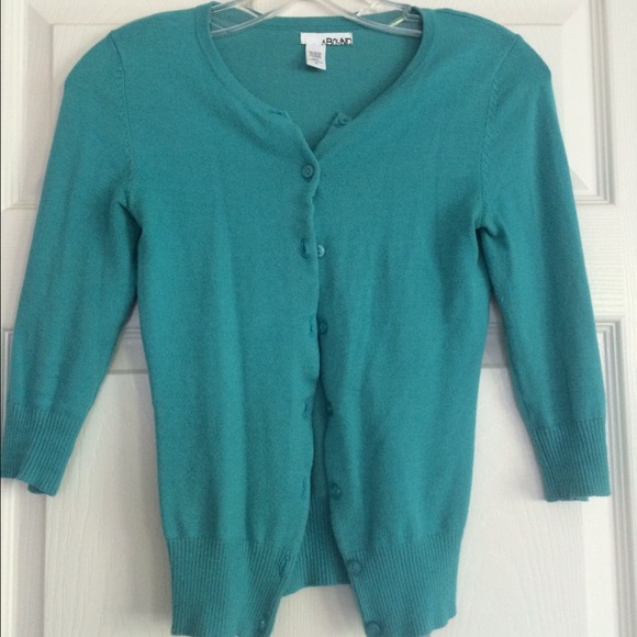 Turquoise cardigan