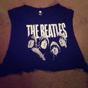 Beatles crop tshirt