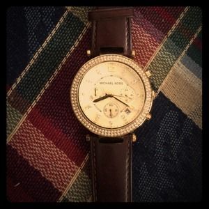 Micheal Kors leather watch