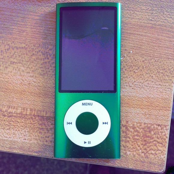 Green iPod 5th gen