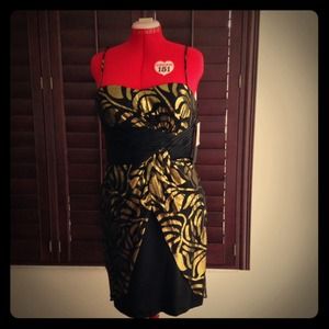 Beautiful gold and black dress