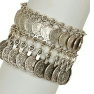 Turkish Silver Coin Bracelet