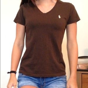 Brown polo