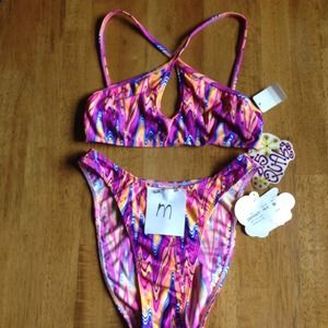 Beautiful bright bikini to show off your tan