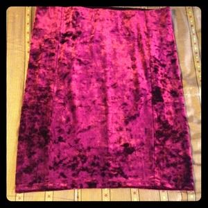 ❗️RESERVED❗️ 😍😍😍 Velvet Pencil Skirt