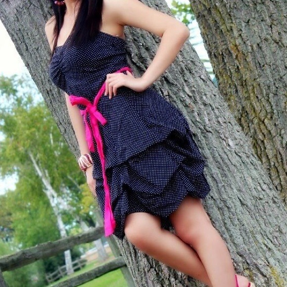 Polka dot dress