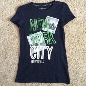 Aeropostale Scoop Neck NYC Shirt