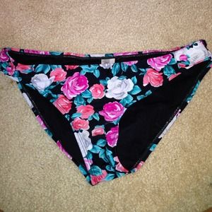 Floral bathing suit bottoms