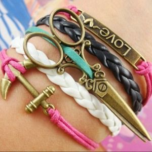 Cute infinity love bracelet