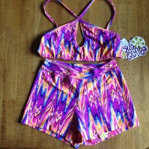 85 Quake Purple Hot Lava Bikini