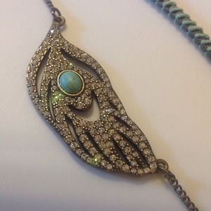 Peacock Crystal Necklace