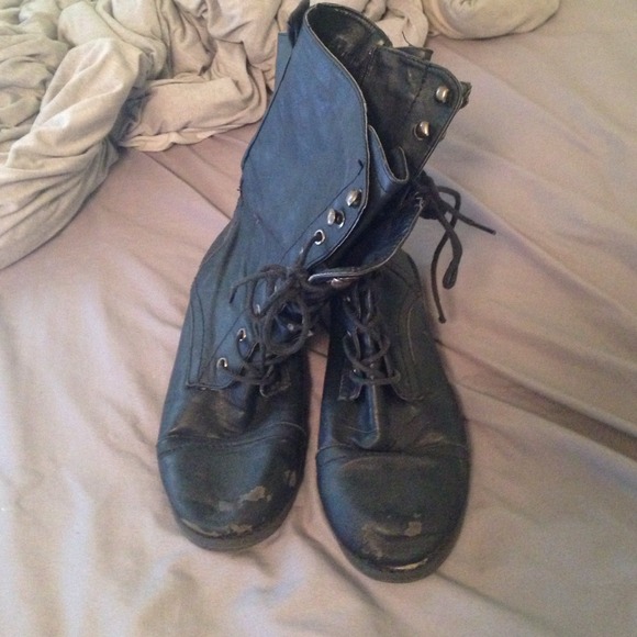 Black Combat Boots