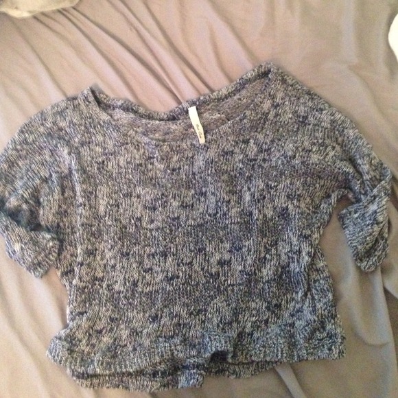 Cropped Knot Sweater