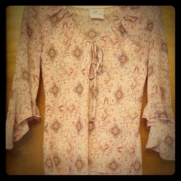 Peasant style blouse