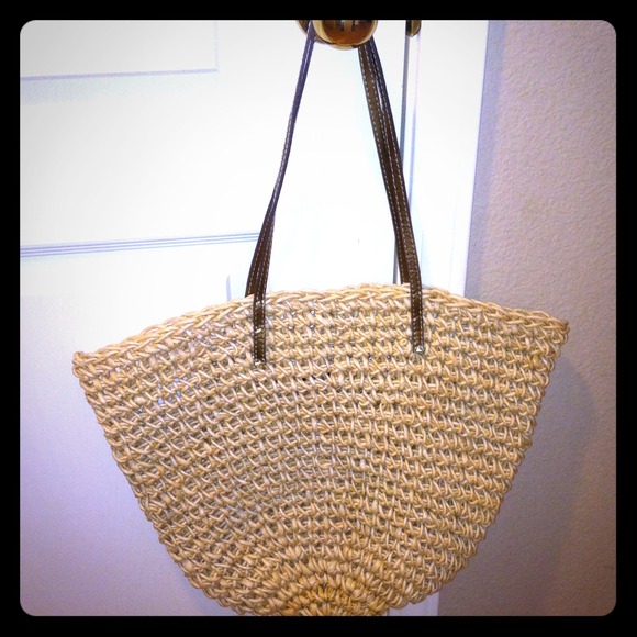 J.Crew straw shoulder bag REDUCED!!
