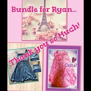 Bundle Greek Style Dress and Pink Top🌸🌷