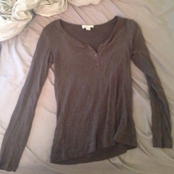 3/4 Sleeve cute simple shirt