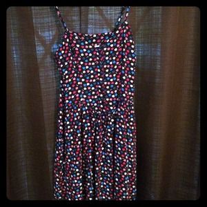 Flowing , short , buttoned down Dress