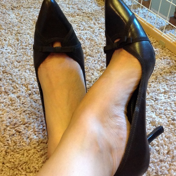 Chocolate brown heels