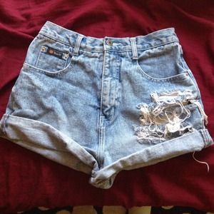 High waisted shorts