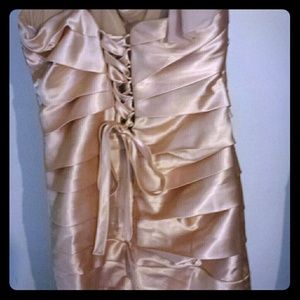 Gold cocktail dress only worn once for a quince