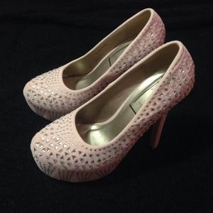 Pink high heels