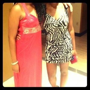 Black and white dress