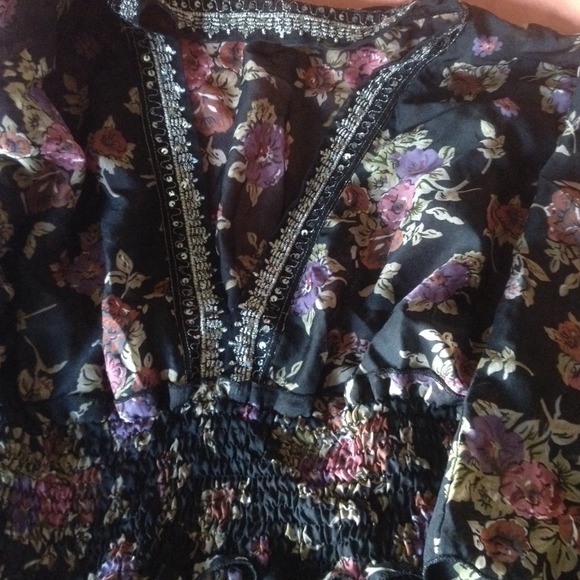 Gorgeous Rampage Sheer floral top