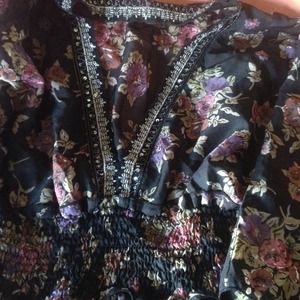 Gorgeous Rampage Sheer floral top