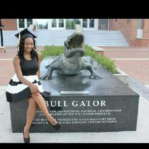 Black and white dress