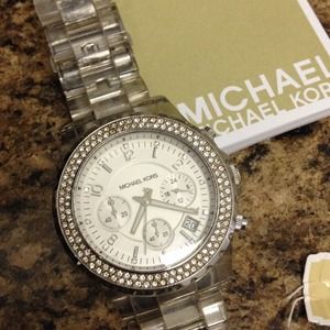 Clear Michael Kors watch 🚫hold until am🚫